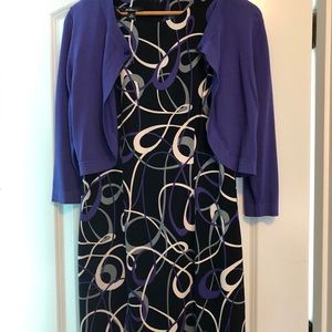 AGB Dress with matching sweater